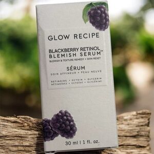 Glow Recipe Blackberry Retinol Serum - White and Purple Packaging